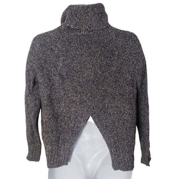 MADEWELL Eastbrook Turtleneck Cross-Back Sweater in Cotton-Merino Yarn - Women's - Picture 8 of 11